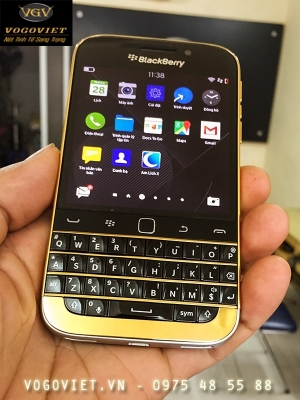 BlackBerry Classic Mạ Vàng Dáng Đẹp Hoài Cổ